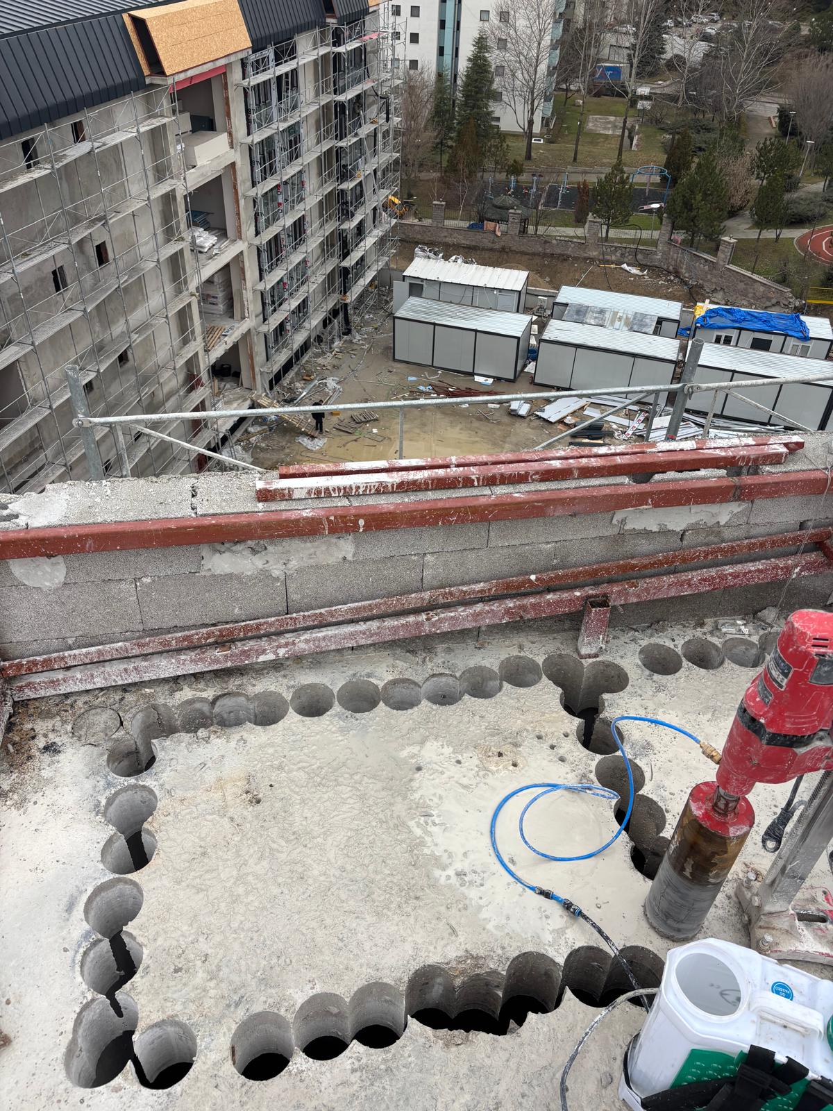 ÜÇLER KAROT SAHADA İŞ BAŞINDA